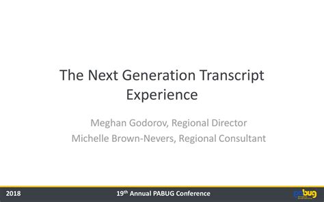 The Next Generation Transcripts 